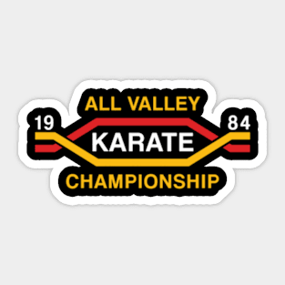 The Karate Kid All Valley Championship Variant 2 Sticker